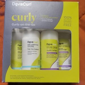 DevaCurl 3.8 oz each: One Condition, No-poo, Styling Cream & Light Defining Gel